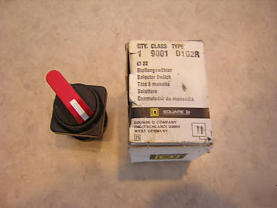  square d selector switch 9001 D1G2R