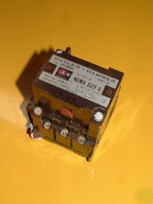 Cutler-hammer A10BNO nema size 0 motor starter 3HP