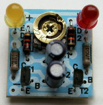 Electro kit - alternating flashing leds - flip flop
