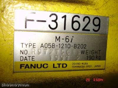 Fanuc RJ2 M6I robot teach pendant located in mi (2)