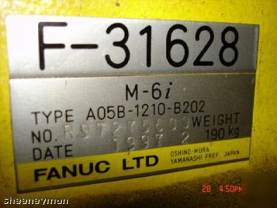 Fanuc RJ2 M6I robot teach pendant located in mi (2)