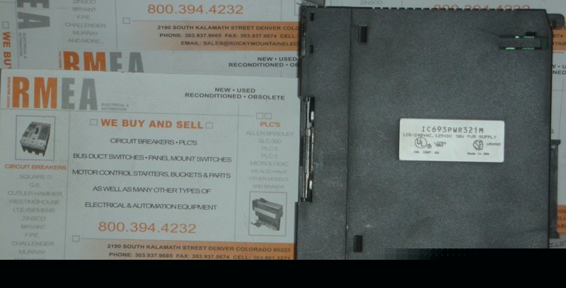 Ge fanuc IC693PWR321M power supply module, used