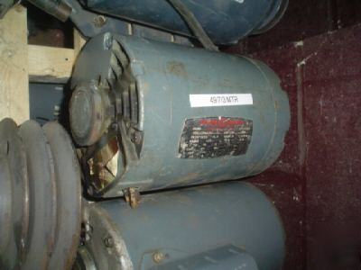 Leland faraday: 1.5 hp, 460V, 3 ph 3450/2850, fr- E56