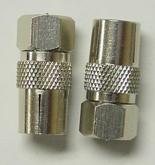 Lot of 32 f-plug to european jack (euro) adapters