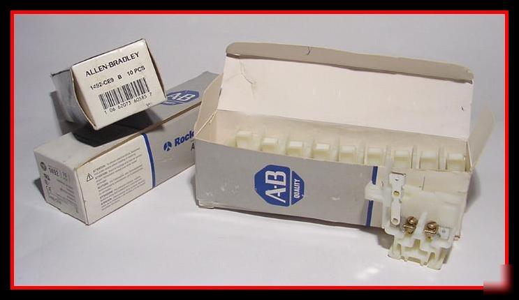 New 30 lot allen bradley 1492-CE9 switch terminal block