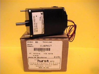New hurst 90VDC parallel shaft gearmotor #KD3402-008 * *