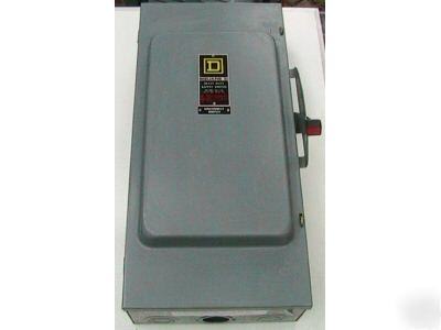 Square d 400 amp 600 vac fused disconnect H365 