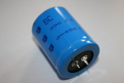 390MFD 450V radial capacitor BLB54