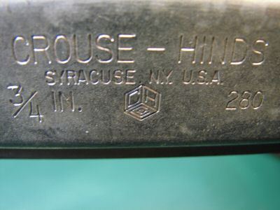Crouse hinds covers conduit bodies 280 3/4 9 pcs 85EC