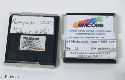 Emcore honeywell large lot unbonded (220+) vcsel dies
