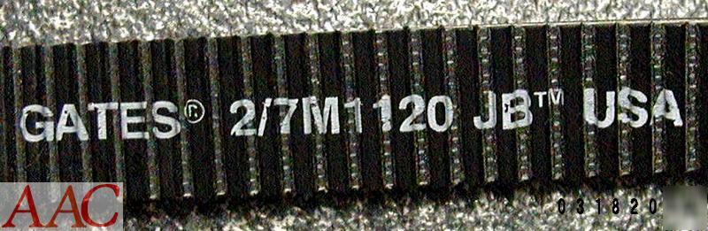 Gates polyflex jb belt 2/7M1120 jb 8913-2112 nos