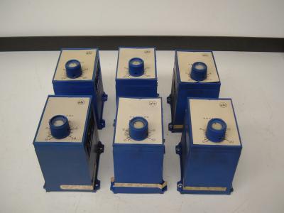Lot of 6 atc motor driven time delay relay 322B 0-20SEC