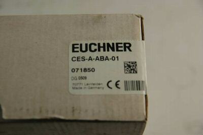 New euchner - switch safety evaluation unit surplus 