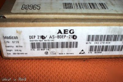 New modicon as-bdep-210 dis input dep 210 warranty 