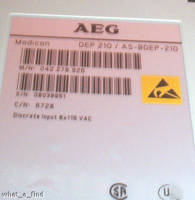 New modicon as-bdep-210 dis input dep 210 warranty 