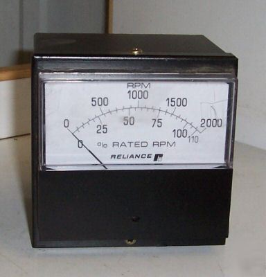 Reliance 9C26 panel meter