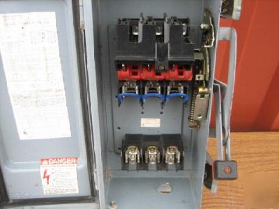 Square d H361AWK safety switch 30 amp disconnect a 3R