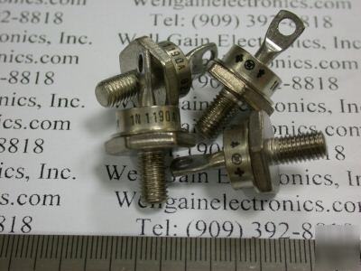 Westinghouse 1N1190A power rectifier diode 40A 600V