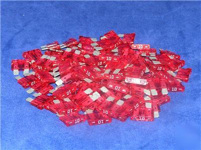 Littelfuse 257210 ato/atc fuse 10 amp lot of 100