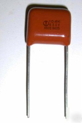 Lot of 10,000 .1UF 630VDC 10% metalized poly capacitors
