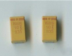 T494D686M010AS / 68UF 10 volt surface mount tantulum