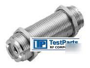 05-97518 coax adapter uhf female so-239 bulkhead 1.75