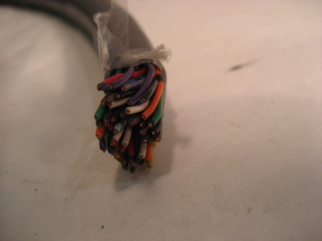 30+ feet electrical wire 50 strands 24 gauge insulated 