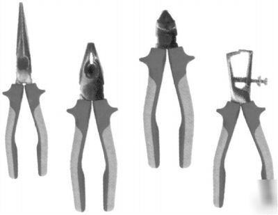 Four-piece insulated plier set