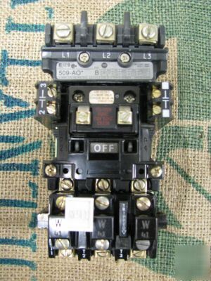 509-aod allen-bradley nema size 0 starter 