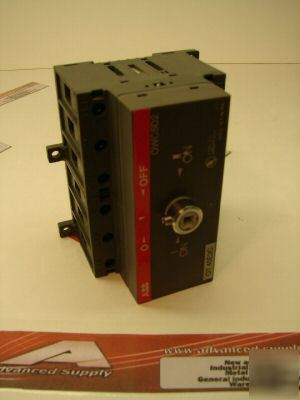 Abb double 3 pole manual motor starter OT45E3C