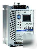 Ac tech sensorless vector drive inverter 3 hp vfd vsd