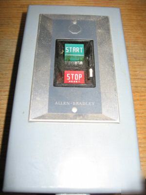 Allen bradley manual motor starter #609-baw & overloads