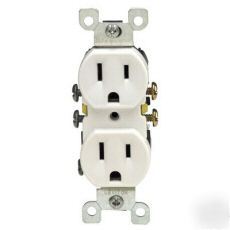 Azm duplex receptacle 10-pack white
