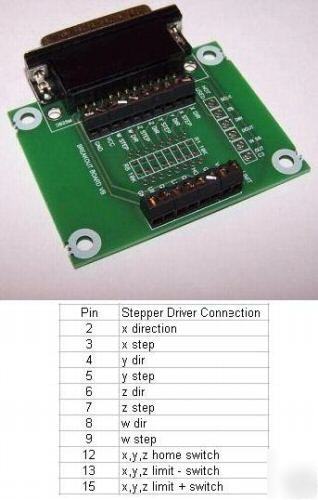 Cnc - parallel port breakout board