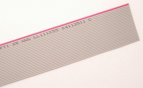 Flat ribbon cable gray many sizes 25' and 100' rolls