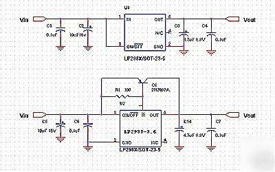 LP2981-3.8, 3.8V 100MA ldo regulator sot-23-5 50PC lots