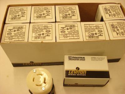 Leviton twist lock cap nema l 14-20 20 amp 4 pole