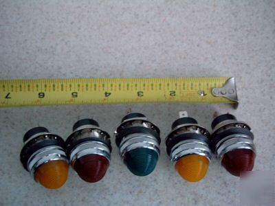 Lot of 5 cnc pilot display lights no 