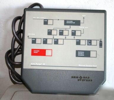 Matheson semi gas auto purge m manual control unit