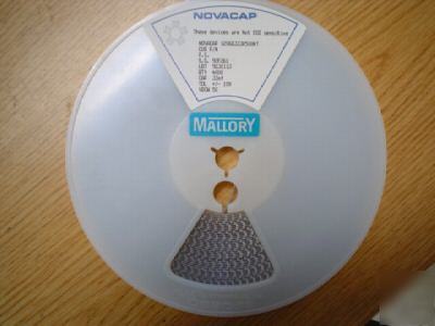 New 3000PC mallory .22UF 50V ceramic surface mount 1210 