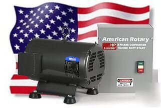 New 5HP softstart rotary phase converter