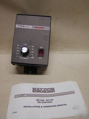 New baldor dc-drive motor control mod. BC138 