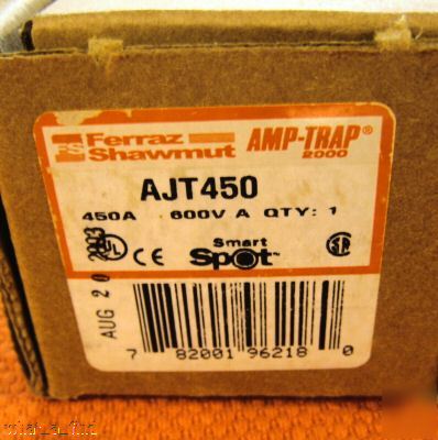 New ferraz shawmut AJT450 ajt-450 fuse smart spot 