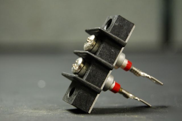 Tusonix 2 position filtered terminal block 2500-5000PF