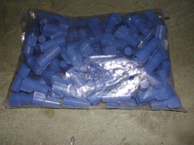 Large blue wire nuts winged style #12-6 awg 100