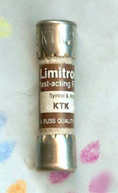 Limitron ktk-1/10 fast acting fuse 1/10 amp 600 volt .1