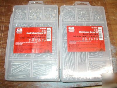 New gardner bender electricians screw kits 