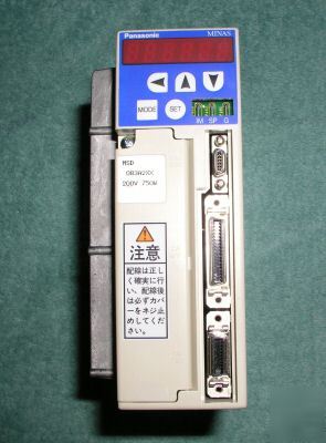 Panasonic minas MSD083A2XX ac servo drive 750 watt