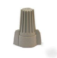 (250) P15 gray wing winged wire nut connector