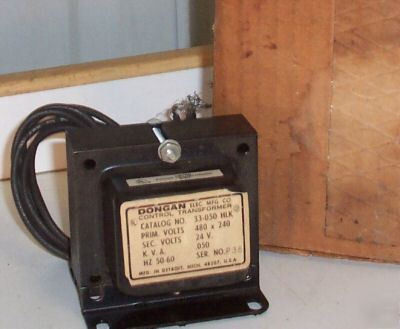 Dongan electric 33-050 hlk control transformer 33050HLK
